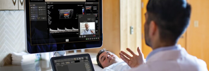 Collaboration Live tele-ultrasound