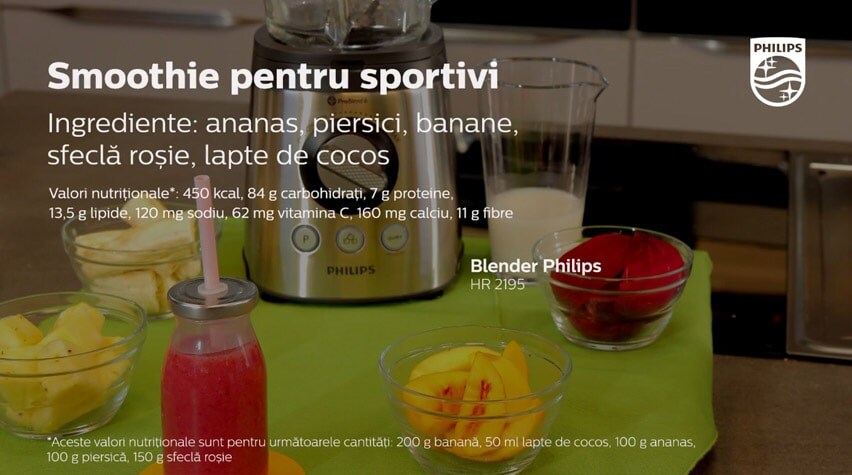 Smoothie pentru sportivi