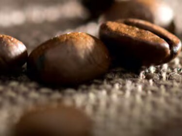 Boabe de cafea organică