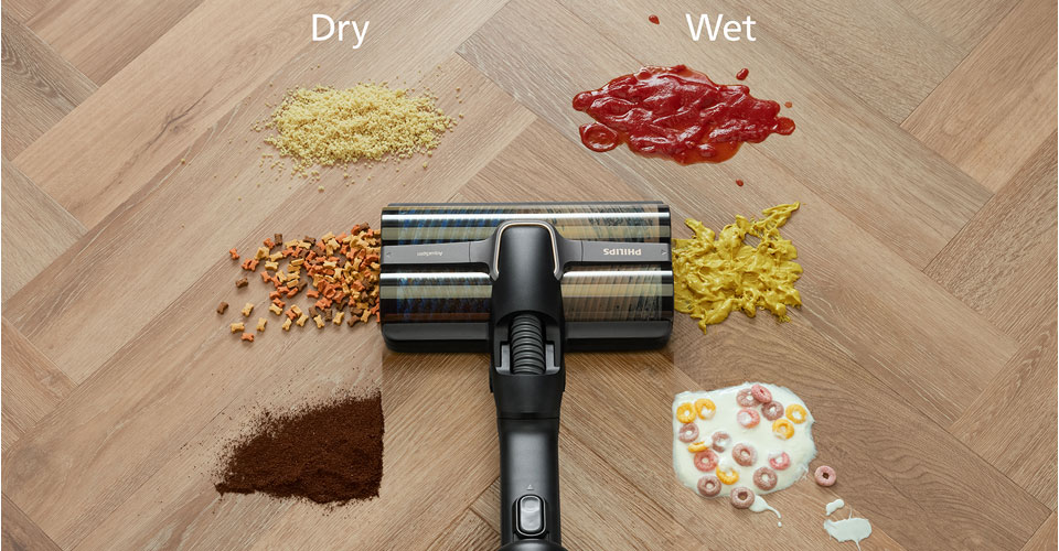 Miniatură video Philips AquaTrio 9000 cu aspirare umedă şi uscată