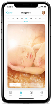 Aplicaţia Philips Pregnancy+