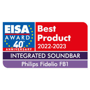 Premiul EISA 2022 pentru soundbarul Philips Fidelio FB1