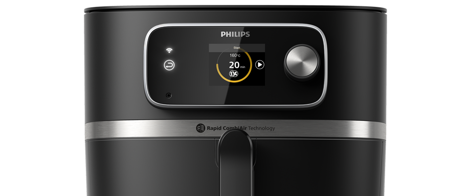 Philips Airfryer Combi seria 7000 XXL cu termometru integrat HD9880, tehnologie Airfryer