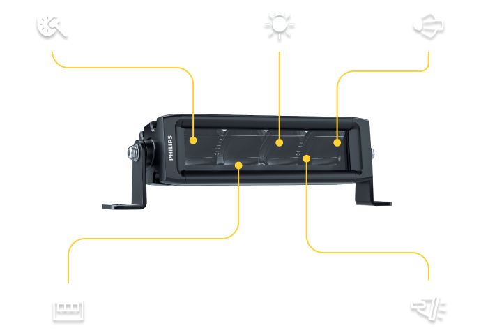 Imagine hotspot condus cu LED-uri