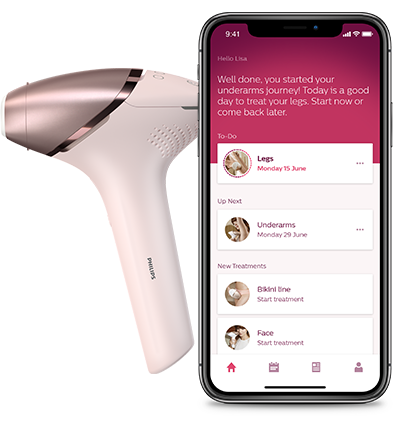 aplicaţia Philips Lumea IPL