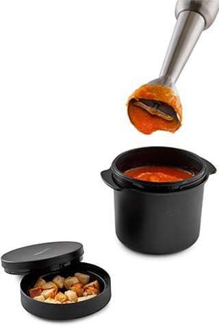 Mixer vertical cu recipient pentru supa