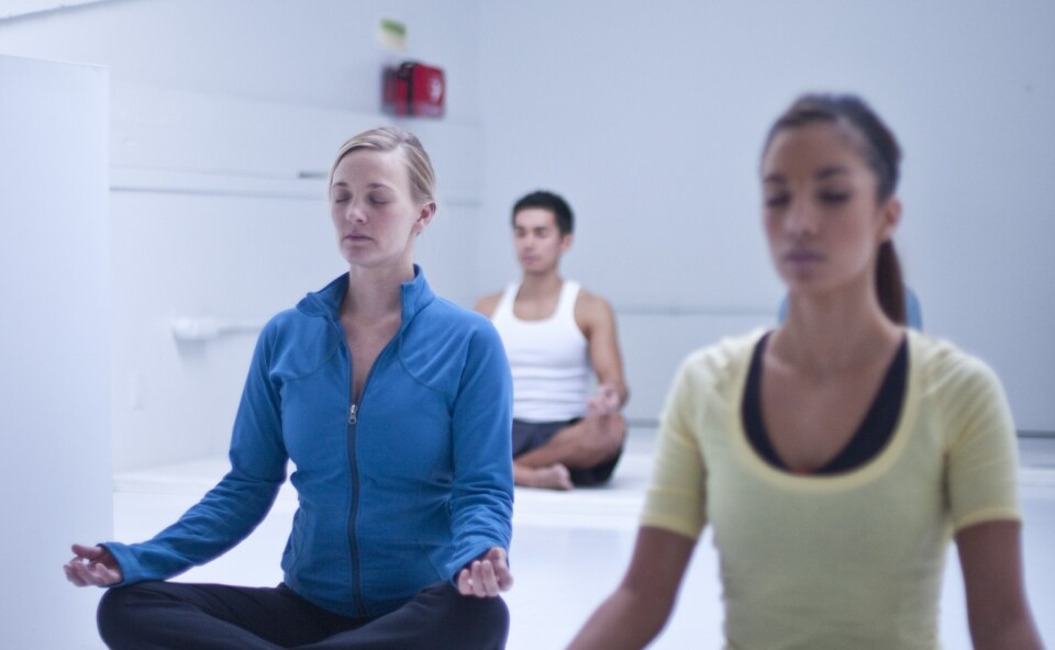 women doing yoga