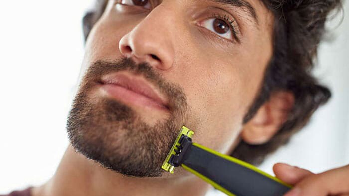 men shaving