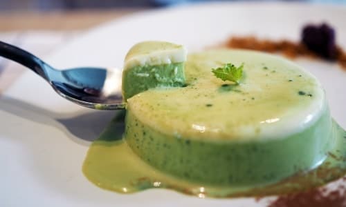 reteta Panna cotta cu ceai verde