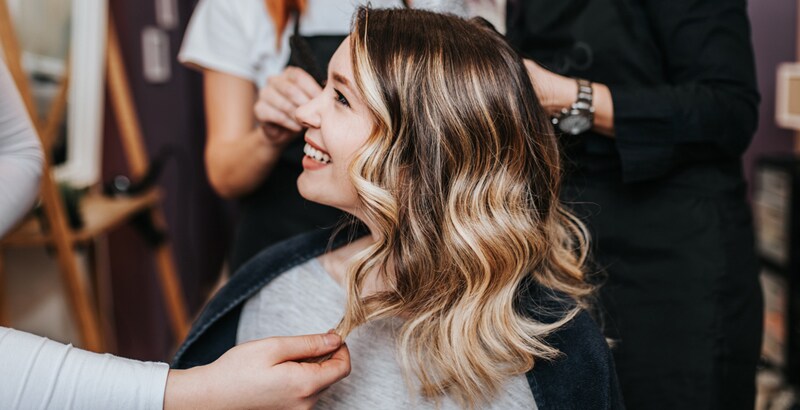 Beautiful women hair