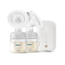Comfort Double electric breast pump and nipples Philips Avent