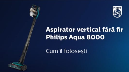 Cum folosesti aspiratorul vertical Philips