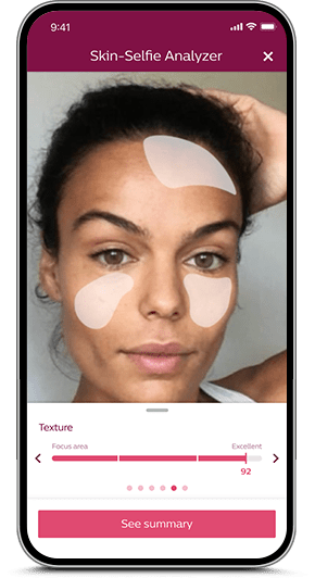 Analiza tenului pe bază de selfie in aplicatia Philips Lumea IPL