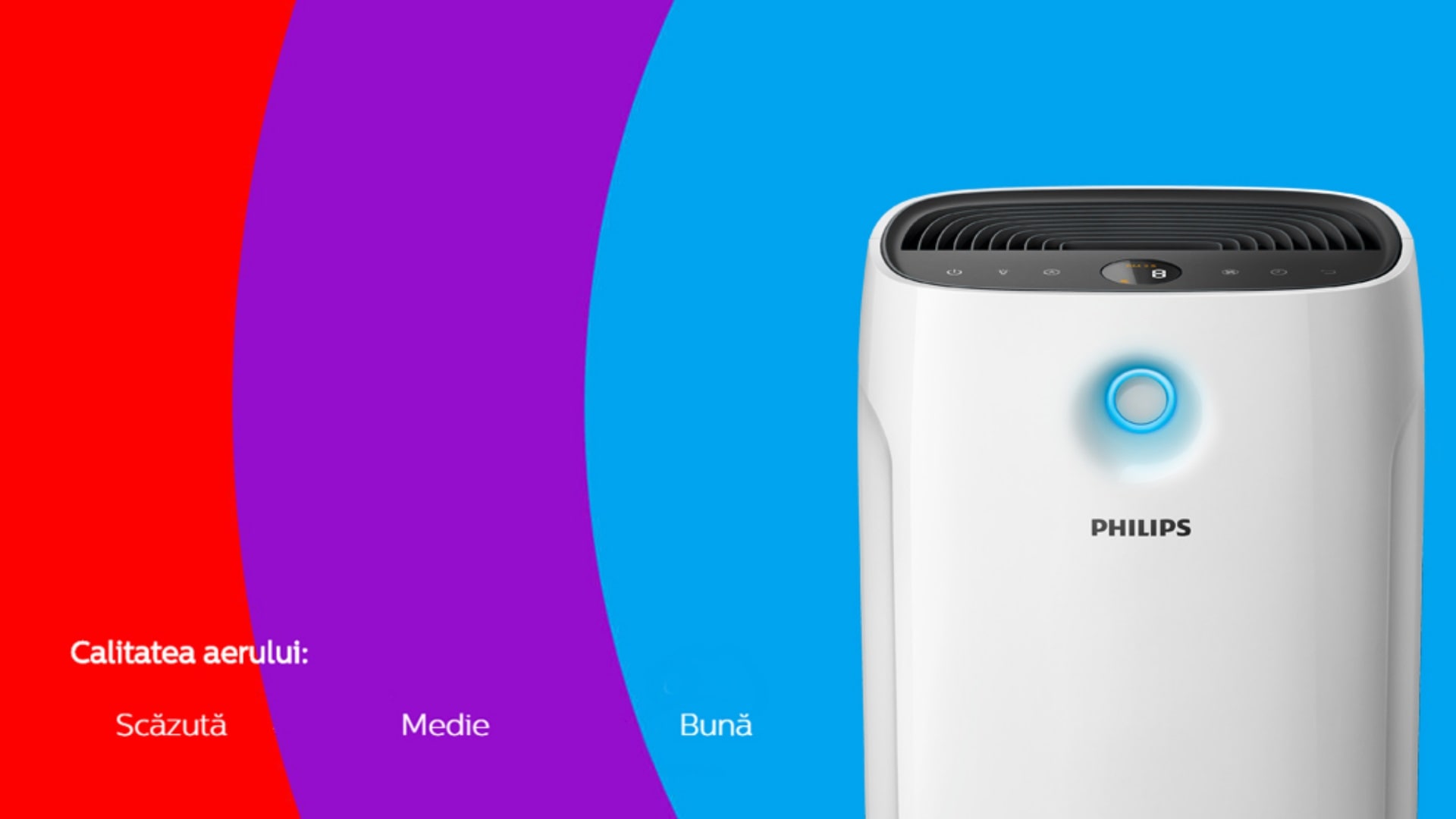 Philips monitorizeaza in timp real poluarea
